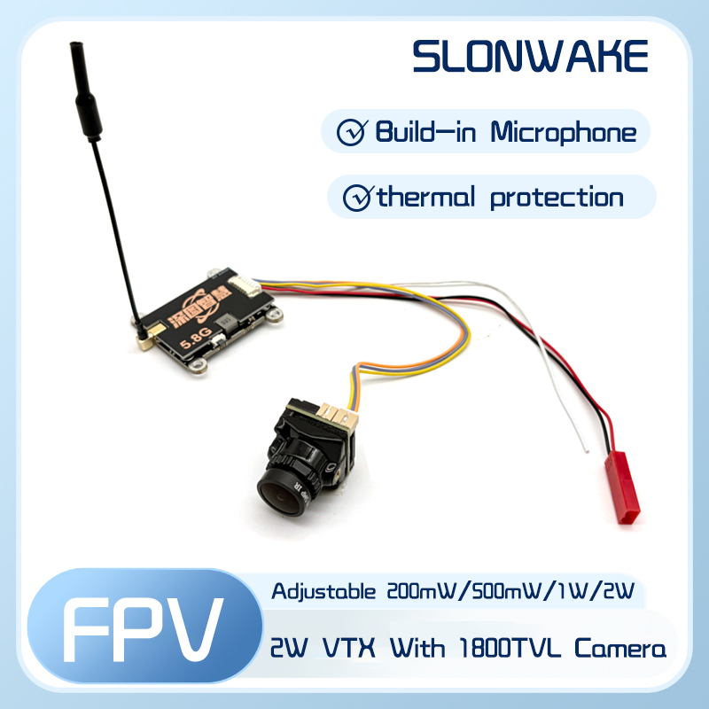 Fpv Drone Camera - Nadajnik SLONWAKE 5.8G 56CH 2W VTX