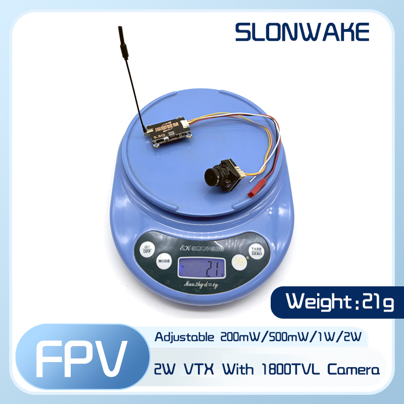 Nadajnik SLONWAKE 5.8G 56CH 2W – Fpv Drone Camera recenzja i cena